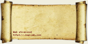 Isidora Nešković vizit kartica